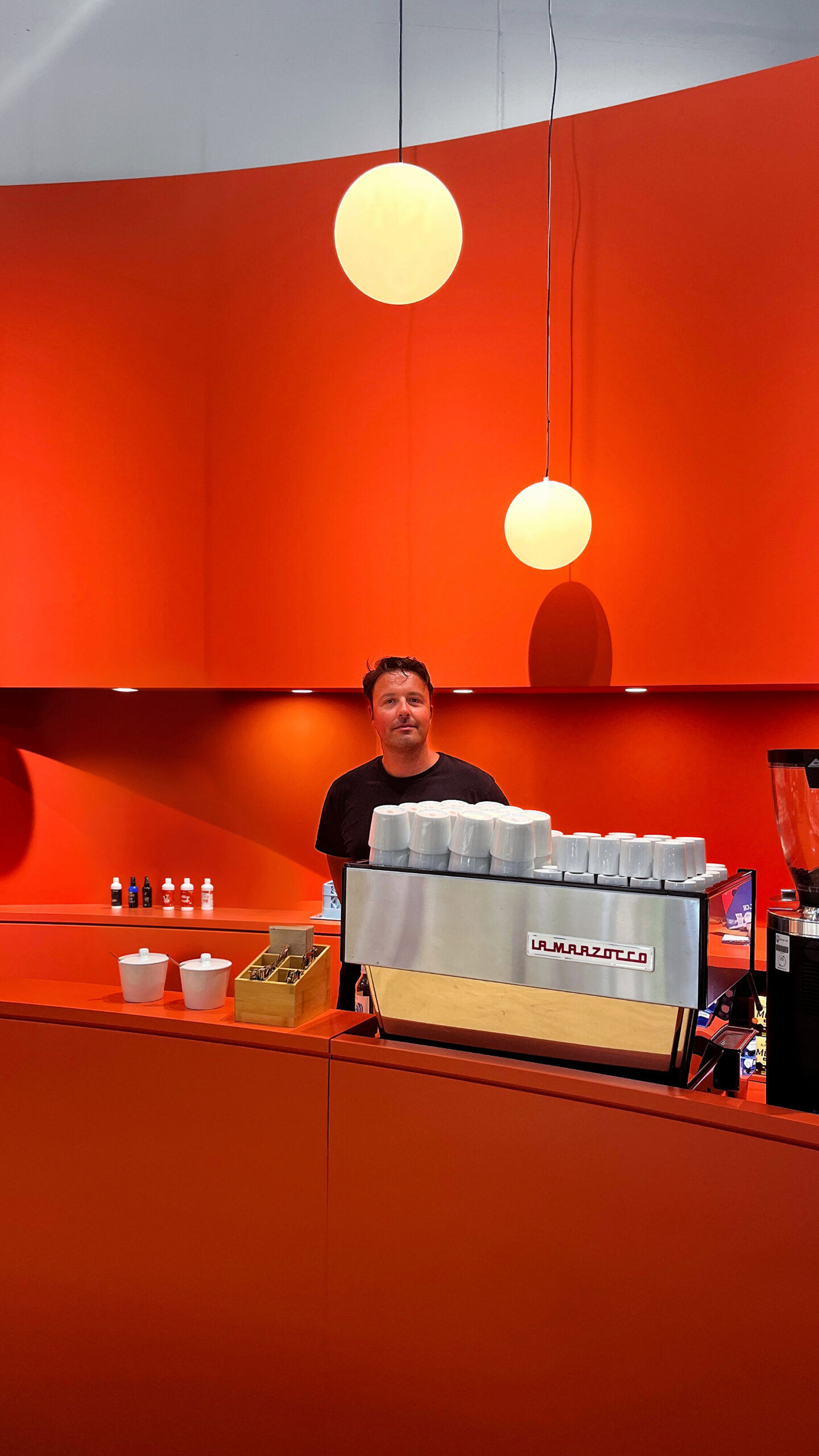 Premium Siebträgermaschine für Catering bei Events und Messen